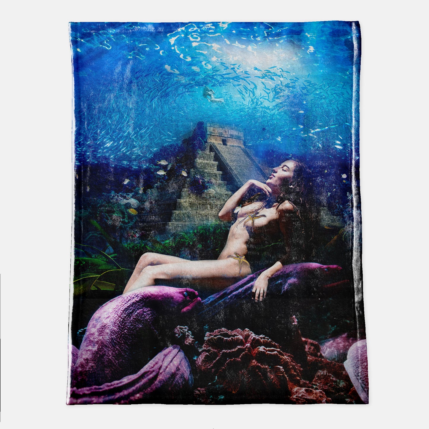 Under The Sea Minky Blanket - 60" x 80"